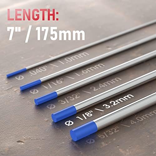 YESWELDER TIG Welding Tungsten Electrode 2% Lanthanated