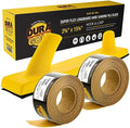 Dura-Gold Pro Series Super Flex Longboard Hand Sanding File Block with Hook & Loop Backing and PSA Backing Adapter Pad & 80 and 220 Grit PSA Longboard Sandpaper 20 Yard Roll, 2-3/4" Wide