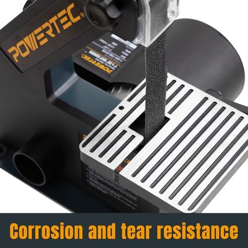 POWERTEC 1x30 Sanding Belts, 10PK, 400 Grit Silicon Carbide 1 x 30 inch Sanding Belts for Belt Grinder, Belt and Disc Sander, Knife Sharpening, Woodworking, Metalworking (457400)