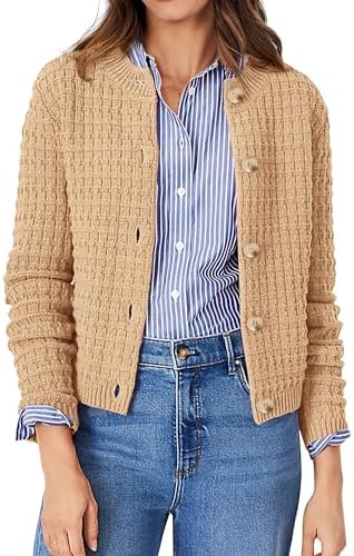 PRETTYGARDEN Women's Fall Lightweight Cardigan Sweaters