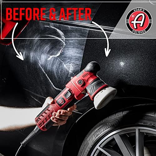 Adam's Polishes SK Pro 12mm Car Polisher Kit (10 Item) - Professional Dual Action Polisher for Car Detailing - Paint Correction, Waxer Buffer DA Polisher - Variable Speed Car Polisher System