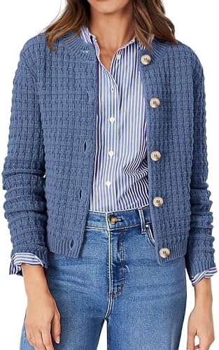 PRETTYGARDEN Women's Fall Lightweight Cardigan Sweaters