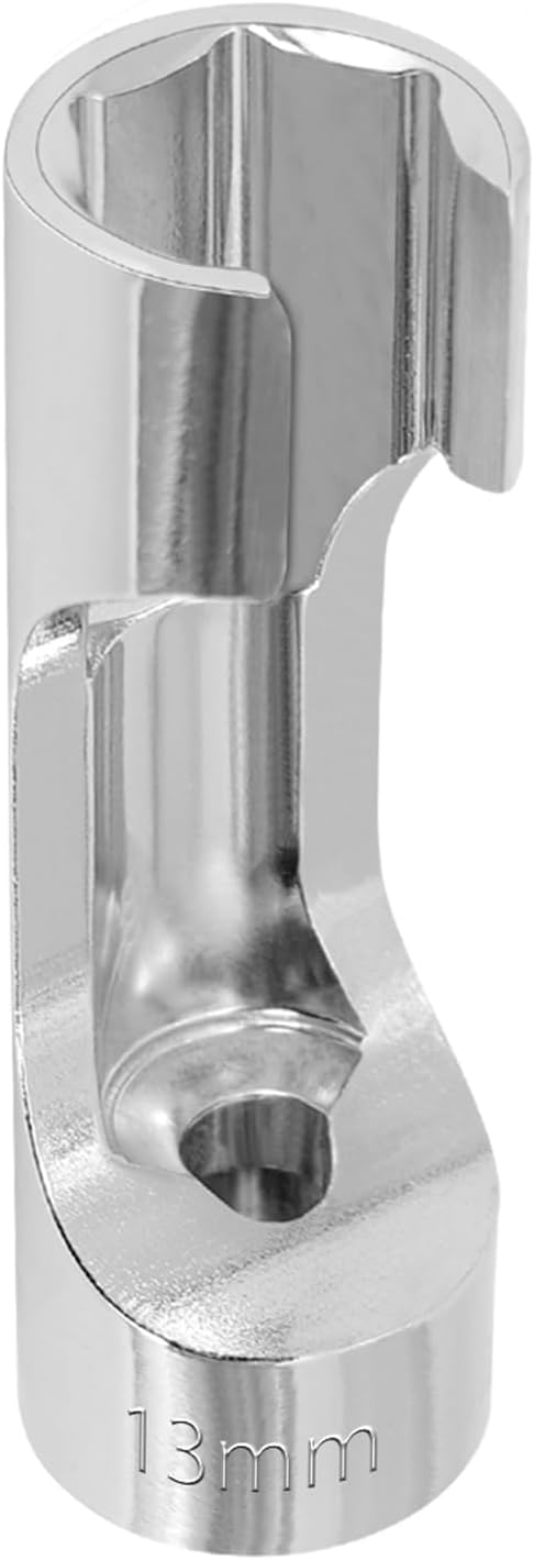 13mm 3/8" Drive Diesel Injector Fuel Line Socket, Flare Nut Wrench | Fastener Bent Pipes, Wired Temperature Sensors, EGT Sensor, Thermo Switches, ABS Tubes, Strut Nut Extractor