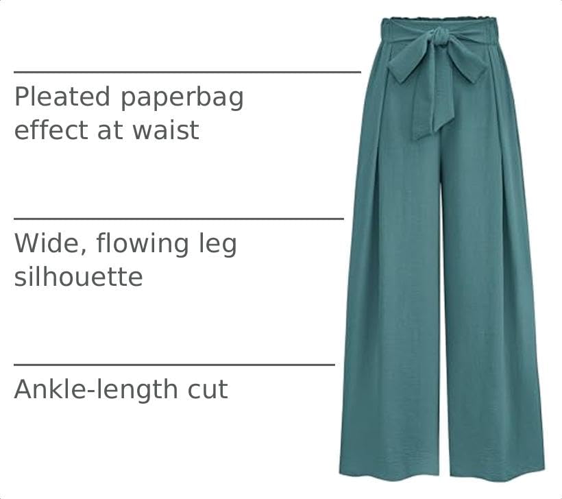 PRETTYGARDEN Women's Palazzo Wide Leg Work Dress Pants
