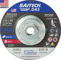 United Abrasives-SAIT 23319 Saitech™ High Performance Cut-Off Wheels (Type 27/Type 42 Depressed Center) 4 1/2" x .045" x 5/8-11", 10-Pack