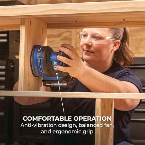 Kreg 20V Ionic Drive 5" Random Orbit Sander, KPTRS500A, 5", Bare Tool