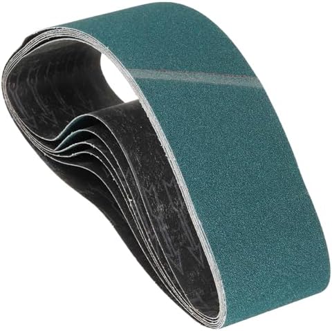 6 Pcs Sanding Belts 4 x 36 Inch 80 Grit Zirconia