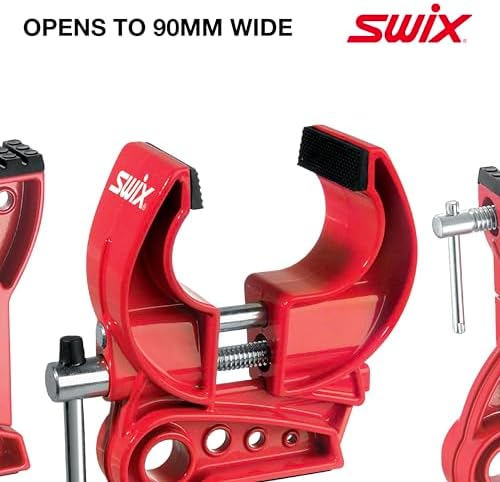 SWIX T149-50 Ski Vise With 50mm Wide Jaws | Durable Adjustable Clamps For Waxing And Tuning Alpine & Downhill Skis