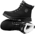 Steel Toe Boots for Women Wateproof Safety Shoes Men Lightweight Composite Toe Boots Leather Construction Steel work Shoes