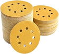 5-Inch 8-Hole Hook and Loop Sanding Discs 120-Grit, 200-Pack