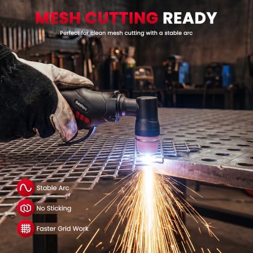 Bestarc Plasma Cutter,Pilot Arc Large LED Display 55A Plasma Cutter Machine