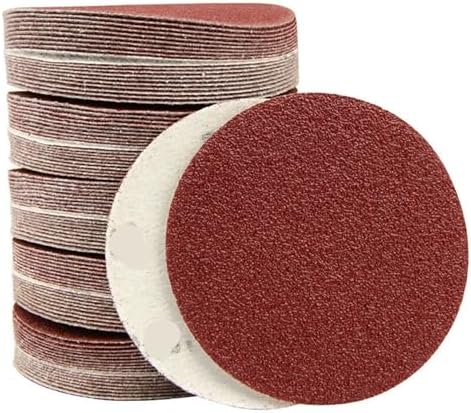 Sandpaper, Sanding disc,25Pcs 50/75/100/150/200mm Sanding Discs Hook Loop Sandpaper Abrasive Sand Sheets 40/320/600/800/1000/1200/1500/3000 Grit(50MM-120)