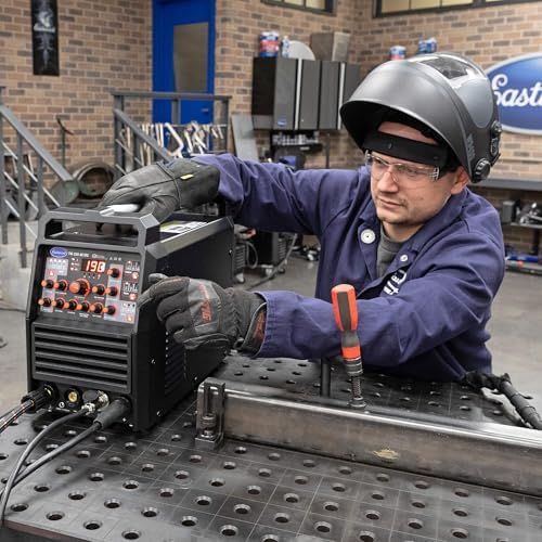 Eastwood W9400 Wide View MIG TIG Weld Welding Helmet | True Color Lens | DIN 4-15 Shade Adjustment | Ultra-Fast Auto-Darkening