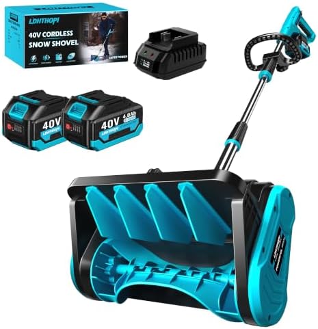 LDHTHOPI 40V Electric Snow Shovel, Cordless Snow Blower, 13'' Width