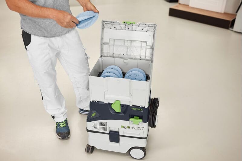 Festool 578192 Granat 6-Inch (150mm) Abrasive Systainer³ SYS-STF D150 GR-Set