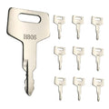 Ignition Switch Keys, 10 Pack Ignition Keys 17001-00019 for Takeuchi Gehl Case New Holland for Caterpillar Heavy Equipment (H806 Ignition Key)
