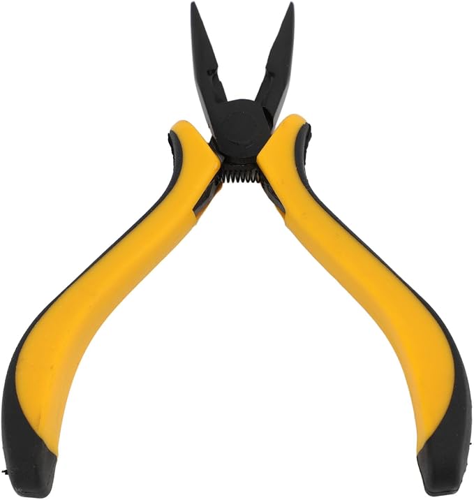 Cryfokt Mini Pliers Set with Wood Pallet, 5Pcs Watch Repair Tool
