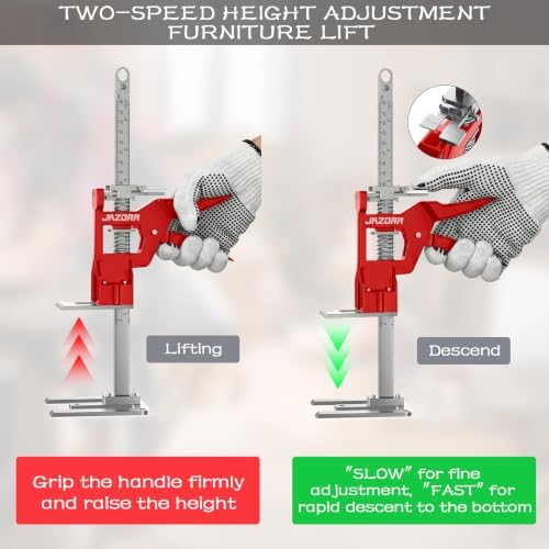 2Pcs Metal Labor Saving Arm Jack, Hand Furniture Lifter Tool