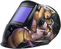 TGR Extra Large View True Color Auto Darkening Welding Helmet - 4"W x 3.65"H (Anime)