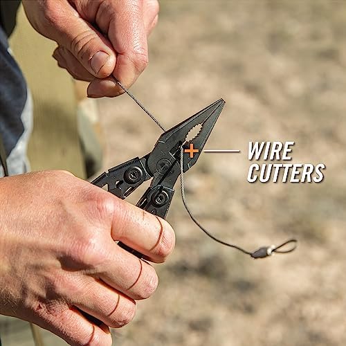 Gerber Gear Suspension-NXT EDC Multitool 15-in-1 Pocket Knife, Needle Nose Pliers and Wire Stripper for Camping and Survival, Black (Pack of 12)