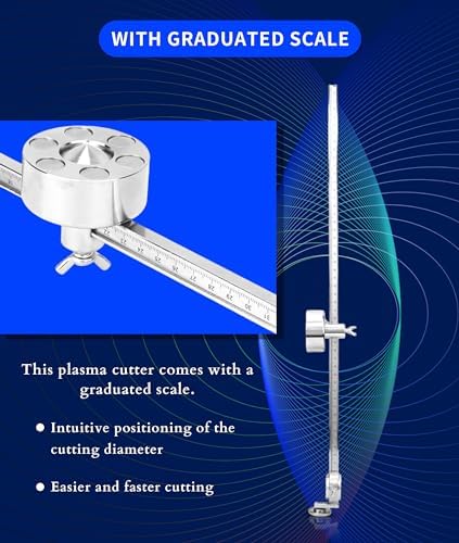 Gugxiom Cnc Plasma Cutter, Plasma Cutting Compass for Ag60/Sg55 Torch