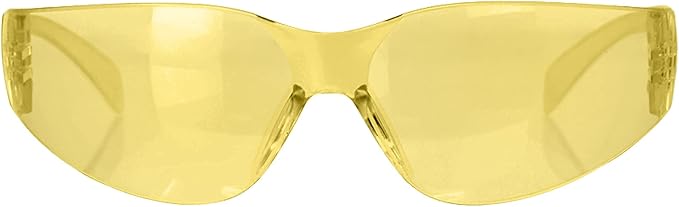 BISON LIFE Clear Safety Glasses – ANSI Z87.1 Scratch & Impact Resistant Wrap Around Eye Protection Goggles for Men & Women