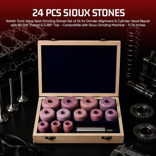 Black & Decker Valve Seat Grinding Stones, 36 Pcs, 9/16" Thread