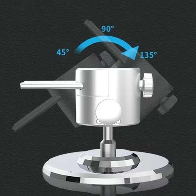 Aluminum Alloy Pin Vise with Full 360 Rotation and Fine Tuning Knob for Jewelry Watch and Miniature Assembly Projects