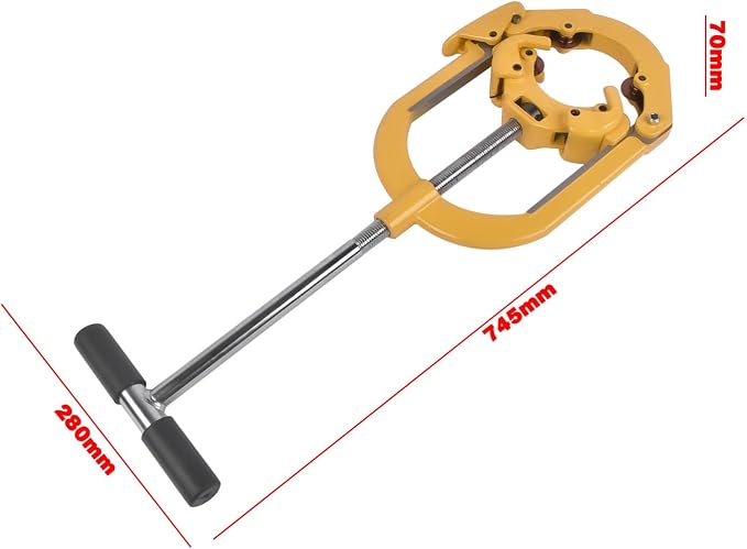 4" - 6" H6 Hinged Pipe Cutter 4-Wheel for Steel and Stainless Steel Pipe Replacement for Reed and Ridgid Cutter Wheel