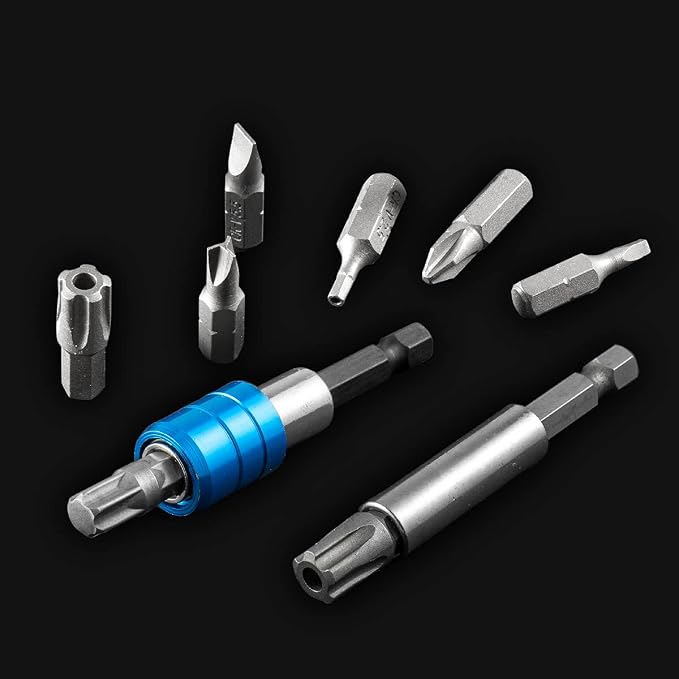 Stark USA 148-Piece Screwdriver Bit Set Hex Tamper Phillips Torx Flat Head Phillips with Storage Case