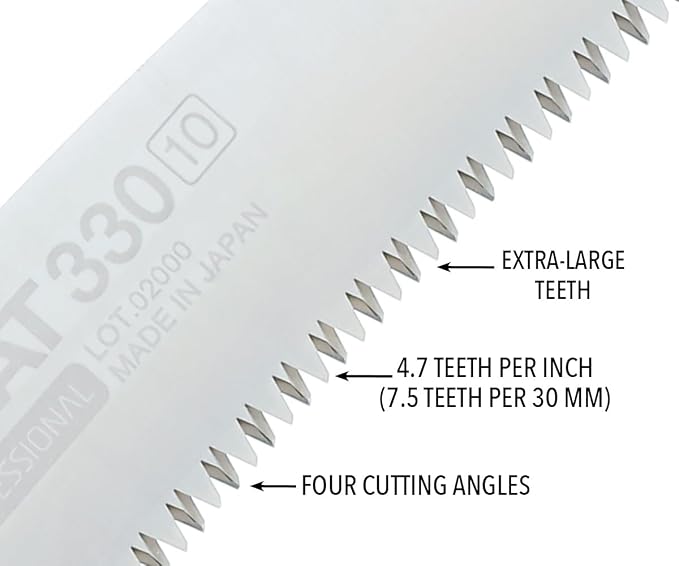 Silky ZUBAT Arborist Professional Hand Saw 330mm XL Teeth (722-33)