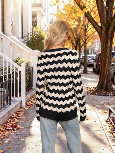 Womens Sweaters Crew Neck Long Sleeve Casual Fall Outfits Fashion Clothing