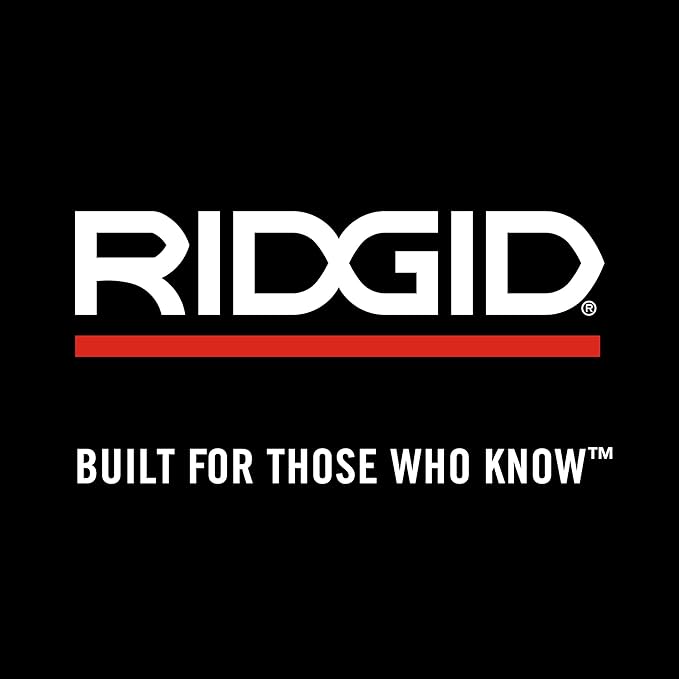 RIDGID 31015 Heavy-Duty Straight Pipe Wrench, 12" Sturdy Plumbing Wrench with Self Cleaning Threads and Hook Jaws, Red, Small