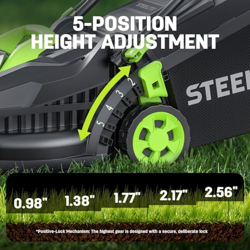 STEELITE Cordless Lawn Mower & Leaf Blower Combo for Small Yards