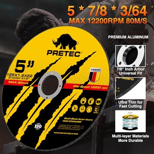 27 Pack Cut Off Wheels 5 Inch, Metal Cutting Wheel for Angle Grinder