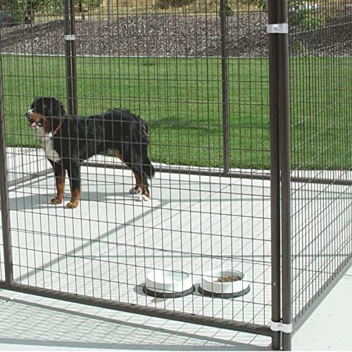 16Sets Dog Kennel Panel Clamps Chain Link Fence Clamps, 1-3/8’’ Fence Parts