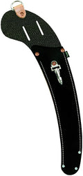 Weaver Leather Arborist Curved Back Curved Saw Scabbard with Snaps and Belt Slots, Black
