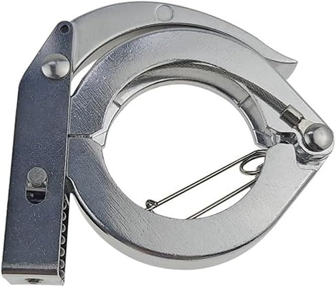 1PC Aluminum Alloy KF Vacuum Flange Clamp with Spring Lock Buckle