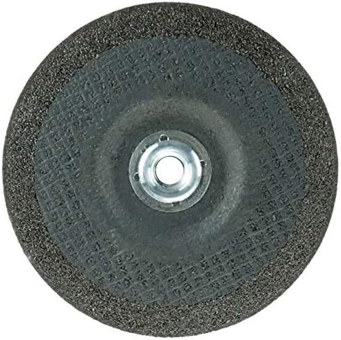 Weiler 56279 6" X 1/4" Wolverine Type 27 Grinding Wheel, A24R, 5/8"-11 Nut (Pack of 10)