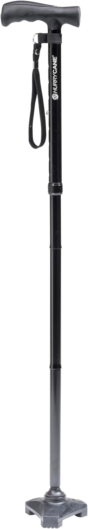 HurryCane Freedom Edition Foldable Walking Cane with T Handle