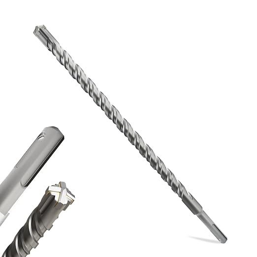 SDS Plus Rotary Hammer Drill Bits, (5/8"*15"-16mm*380mm) - 4 Carbide Cutting Edges, Ideal for Masonry| Heavy-Duty Masonry |Hammer Drill Bits for Precision Drilling
