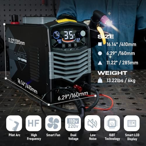 Sunstac 50A Plasma Cutting Machine with Pilot Arc Starting