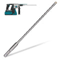 1/2 Inch x 12 Inch SDS Plus Rotary Hammer Drill Bit, Cross Tip Double Threaded Carbide Tipped for Concrete, Brick, and Stone (1/2" x 9.5" x 12")
