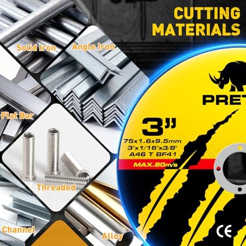 3 Inch Cut Off Wheels, 200 Pack Metal and Stainless Steel Cutting Wheel