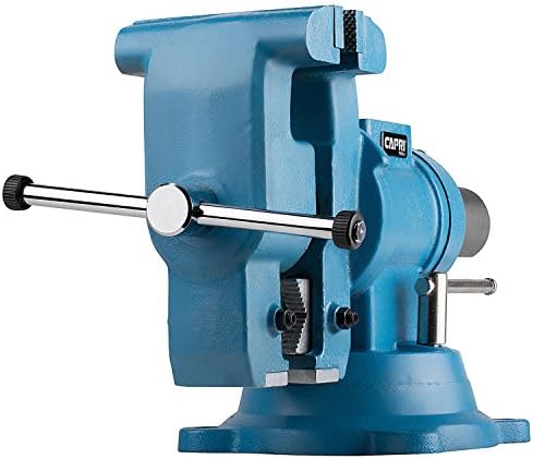 Capri Tools 10519 Rotating Base and Head Bench Vise, 6"