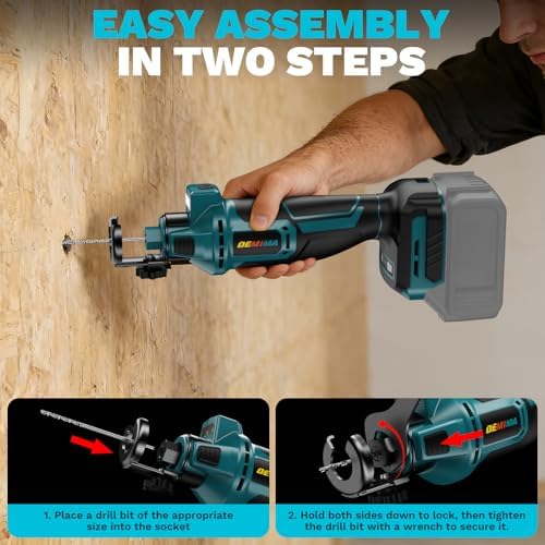 Cordless Drywall Cut-Out Tool Compatible with Makta 18V Battery, 3 Speed Adjustable Brushless Rotary Saw with Up to 30000 RPM, Compact Spiral Saw Kit for Wood,Drywall,Tiles,plastic (Tool Only)