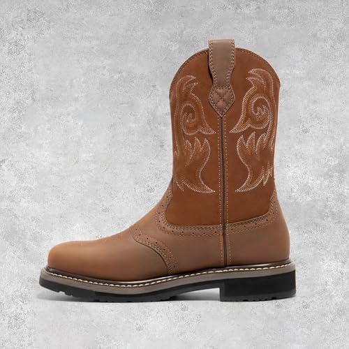 NORTIV 8 Steel Toe Work Boots for Men