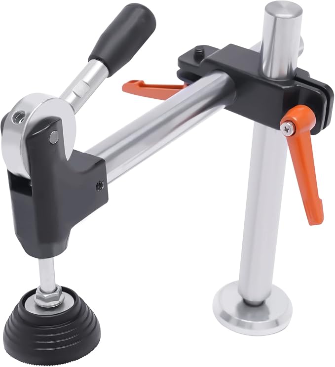 T-clamp Table Saw Presser Eccentric Press Manual Clamp Precision Sliding Table Panel Saw Adjustable Woodworking Manual Clamp Pressure Plate Device for Wood Thickness Less Than 11cm/4.33inch
