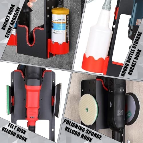 Wall Mount Polisher Polishing Buffer Machine Holder Rack 2 Pack