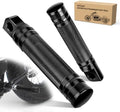 Nilight Motorcycle Foot Pegs Fit for Harley Dyna Sportster Forty Eight Road King Motorcycle Passenger Pedals Footpegs CNC Aluminum Billet Pedal Dirt Bike Footpegs Skidding Foot Rests Pegs, Black